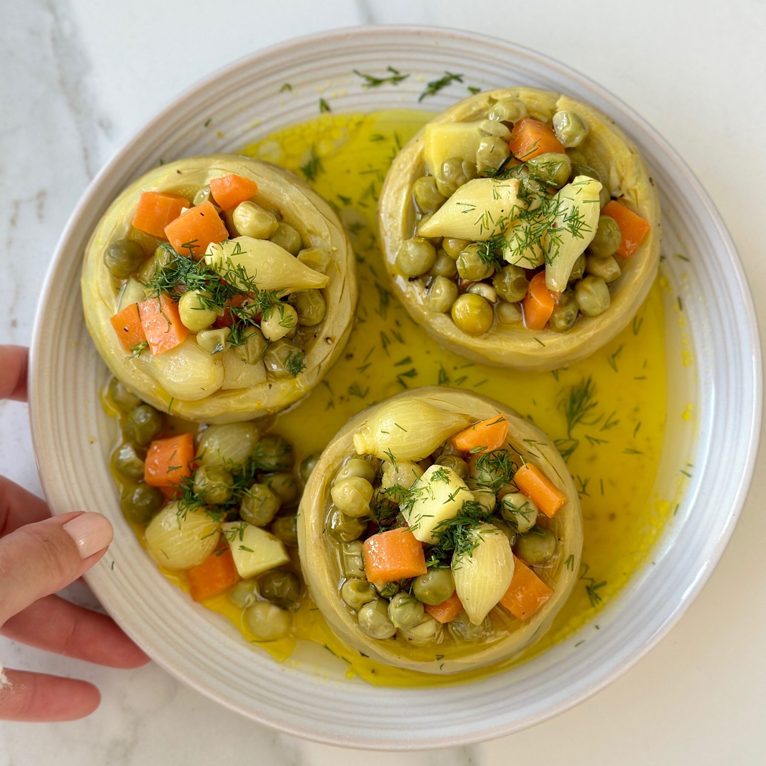 Zeytinyağlı Enginar Tabağı