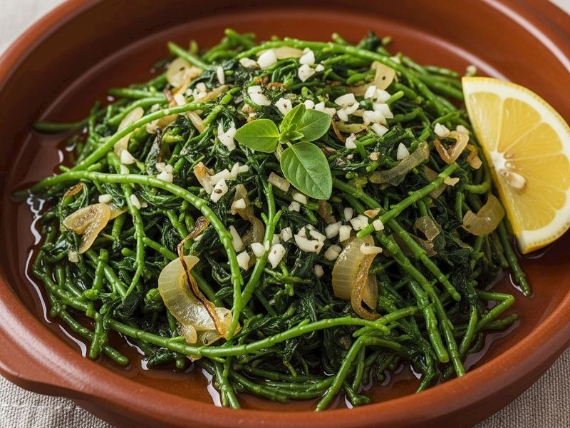 Zeytinyağı ve taze Ege otları